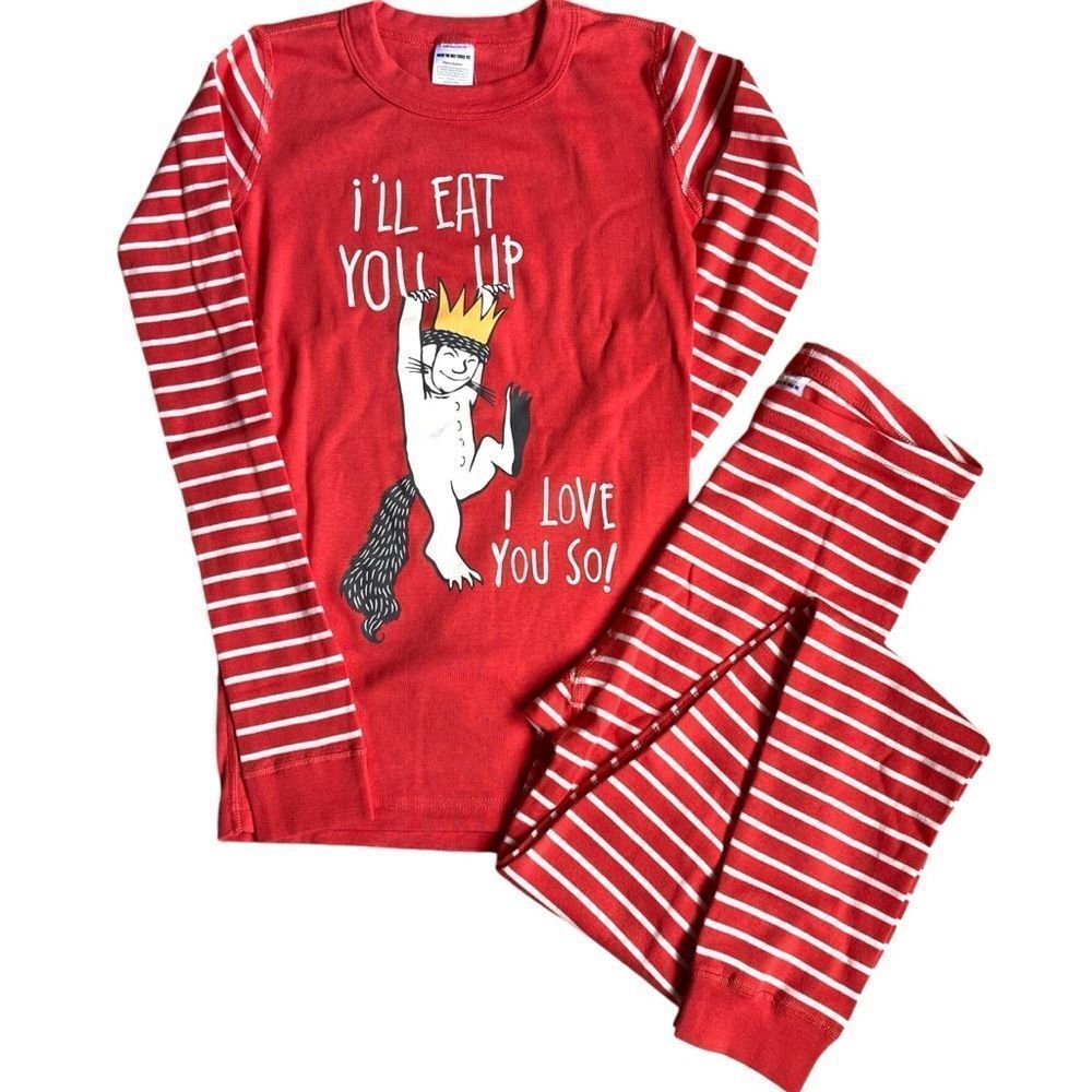NWT HANNA ANDERSSON Where the Wild Things Are I’ll Eat You Up Pajama Set 12